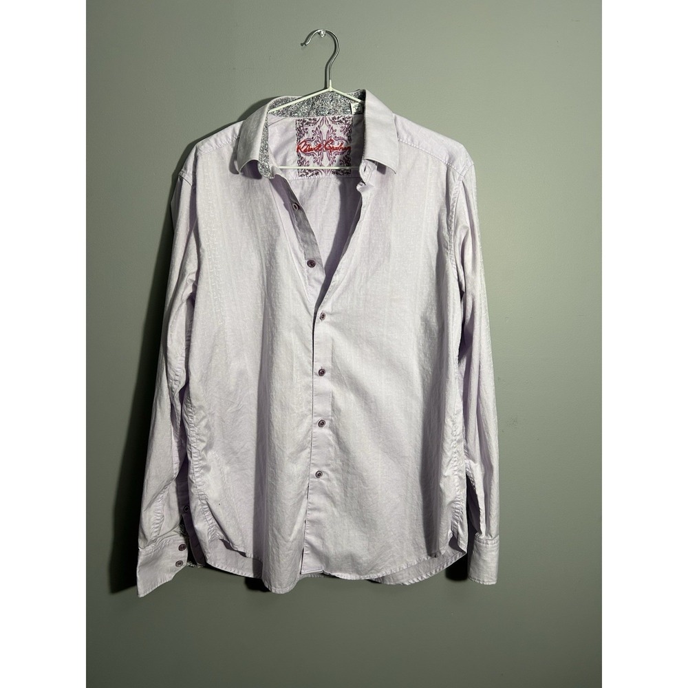 robert graham‎ shirt medium Purple Paisley